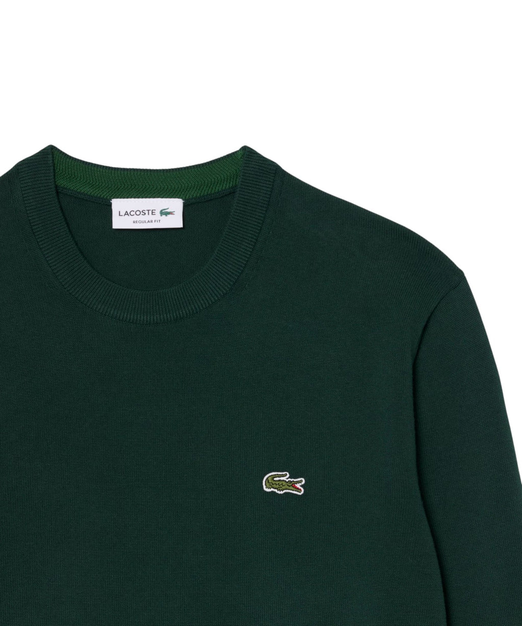 Pullover Lacoste Uomo in Cotone Organico Girocollo