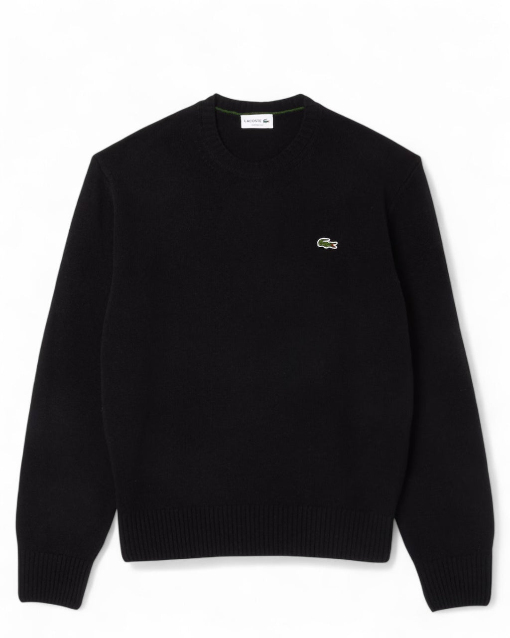 Maglione a Girocollo in Lana Cardata-LACOSTE-Maglieria-Vittorio Citro Boutique