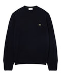 Maglione Girocollo Lacoste Uomo in Lana Cardata