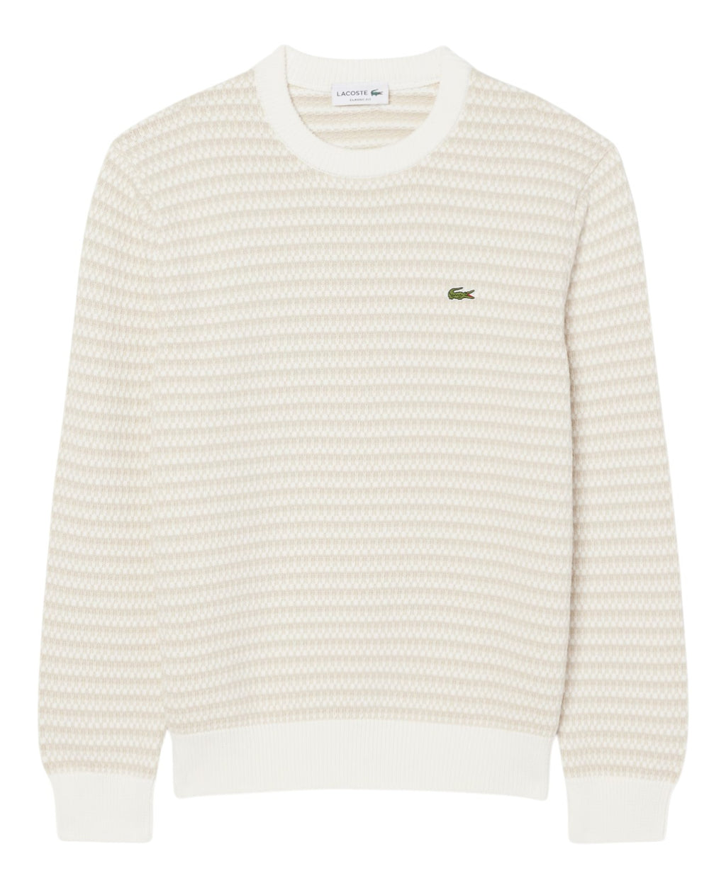 Maglione Lacoste Jacquard in Cotone