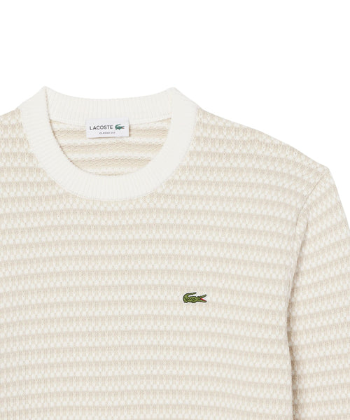 Maglione Lacoste Jacquard in Cotone