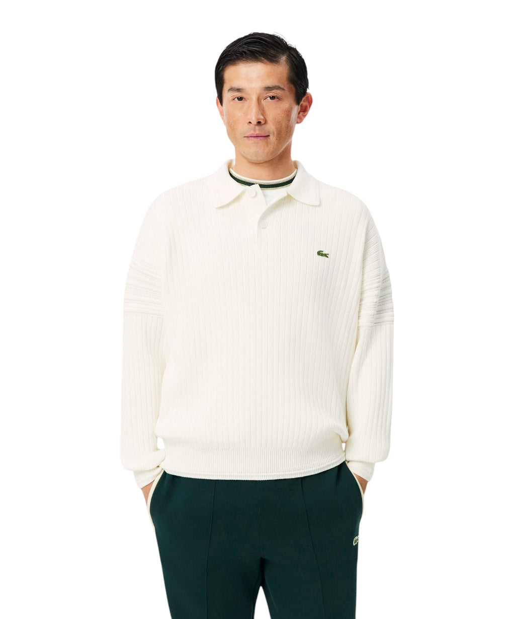 Maglione Uomo Cotone Organico Lacoste Relaxed Fit