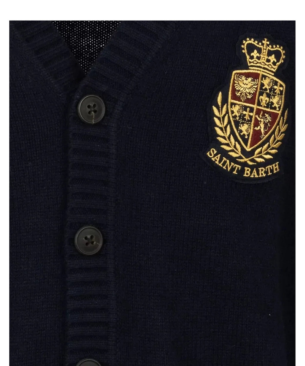Cardigan Varsity con Tasche Anteriori-Mc2 Saint Barth-Maglieria-Vittorio Citro Boutique