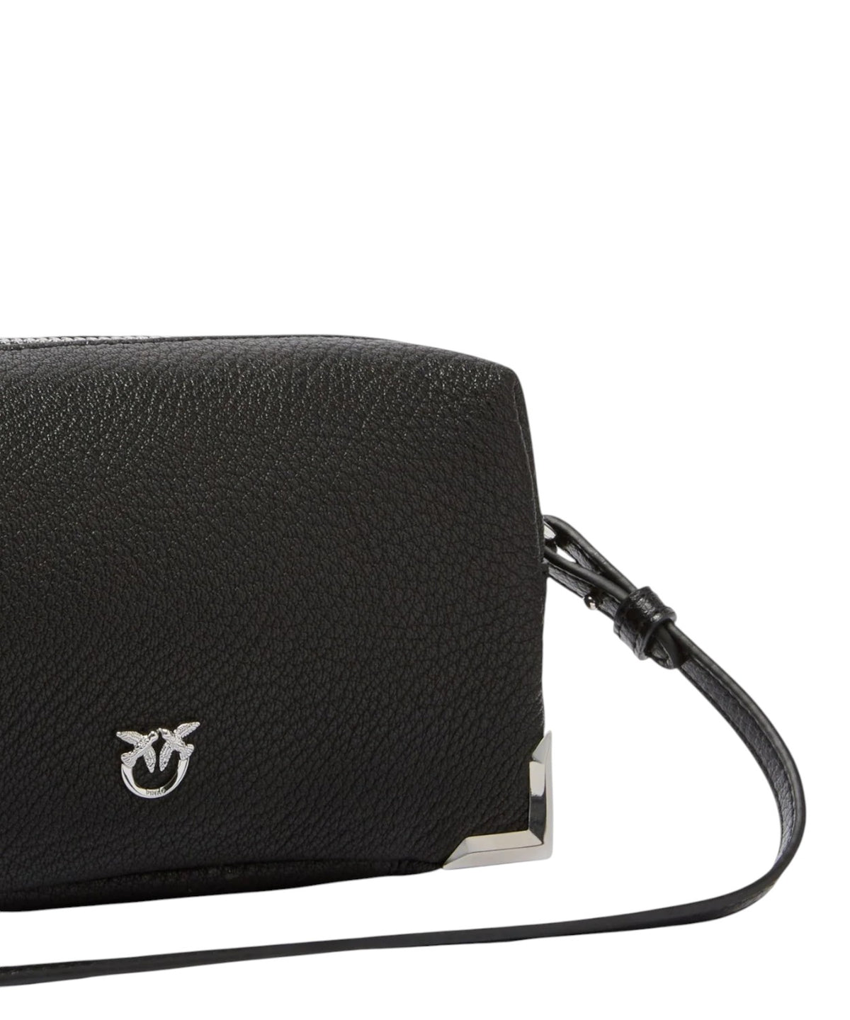 Borsa Pinko Bauletto Trittico Mini Pelle con Logo