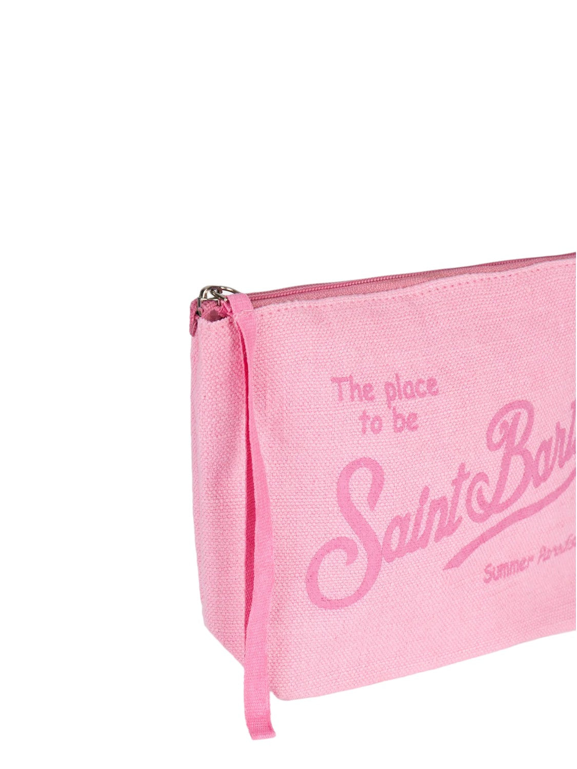 Pochette Aline in lino rosa-Pochette-Mc2 Saint Barth-Vittorio Citro Boutique