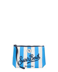 Pochette Aline con Stampa NAPOLI su Fondo Bluette-Mc2 Saint Barth-Pochette-Vittorio Citro Boutique