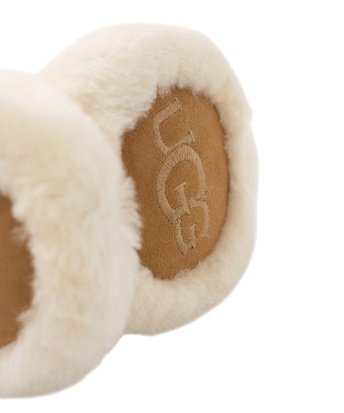 Paraorecchie Donna UGG in Montone con Logo Ricamato