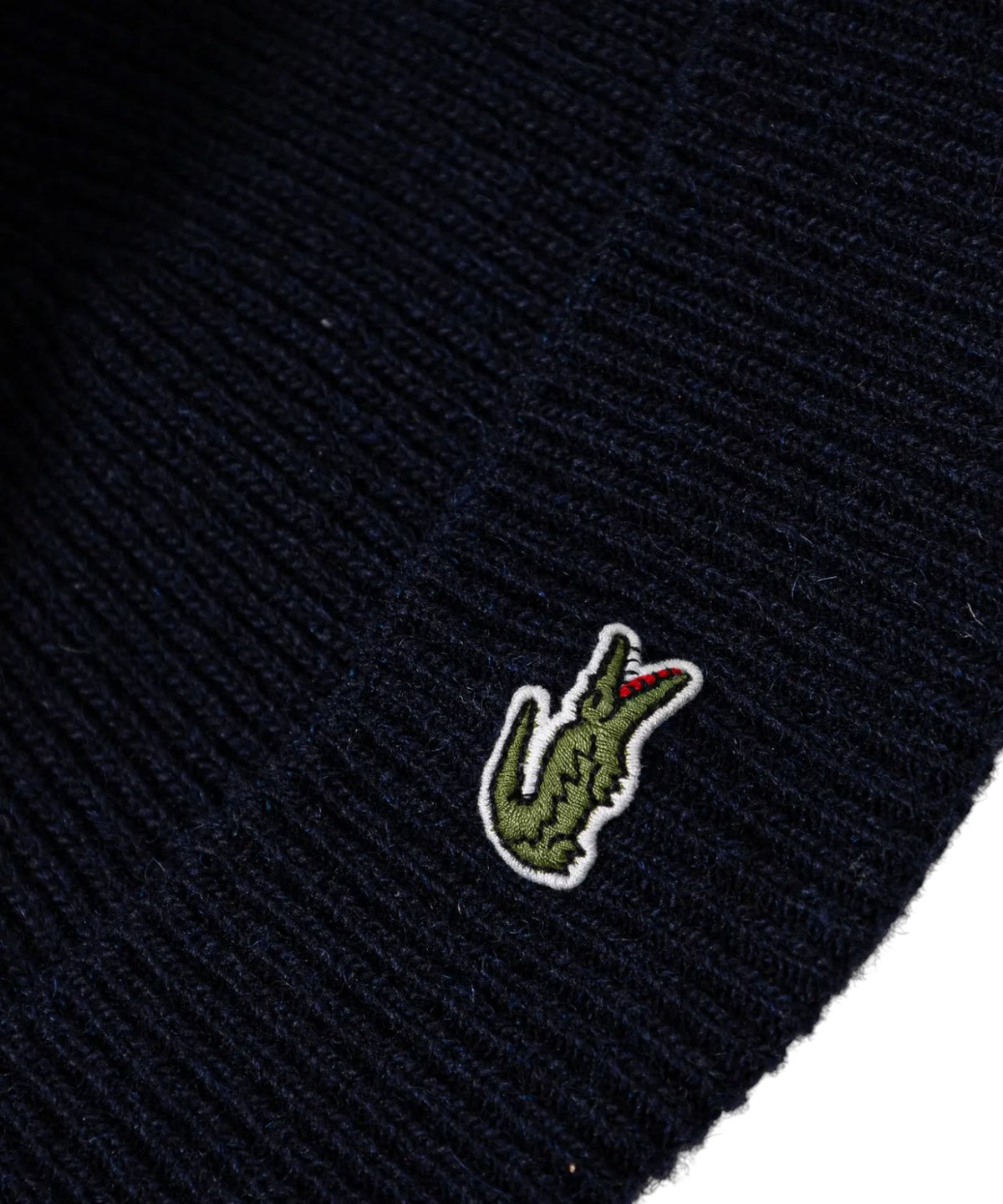 Lacoste sæt med hue og tørklæde i ensfarvet uld