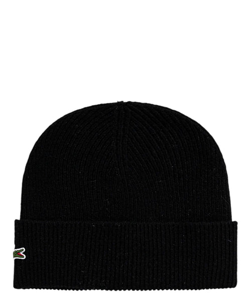 Set Cappello e Sciarpa Lacoste in Lana a Tinta Unita