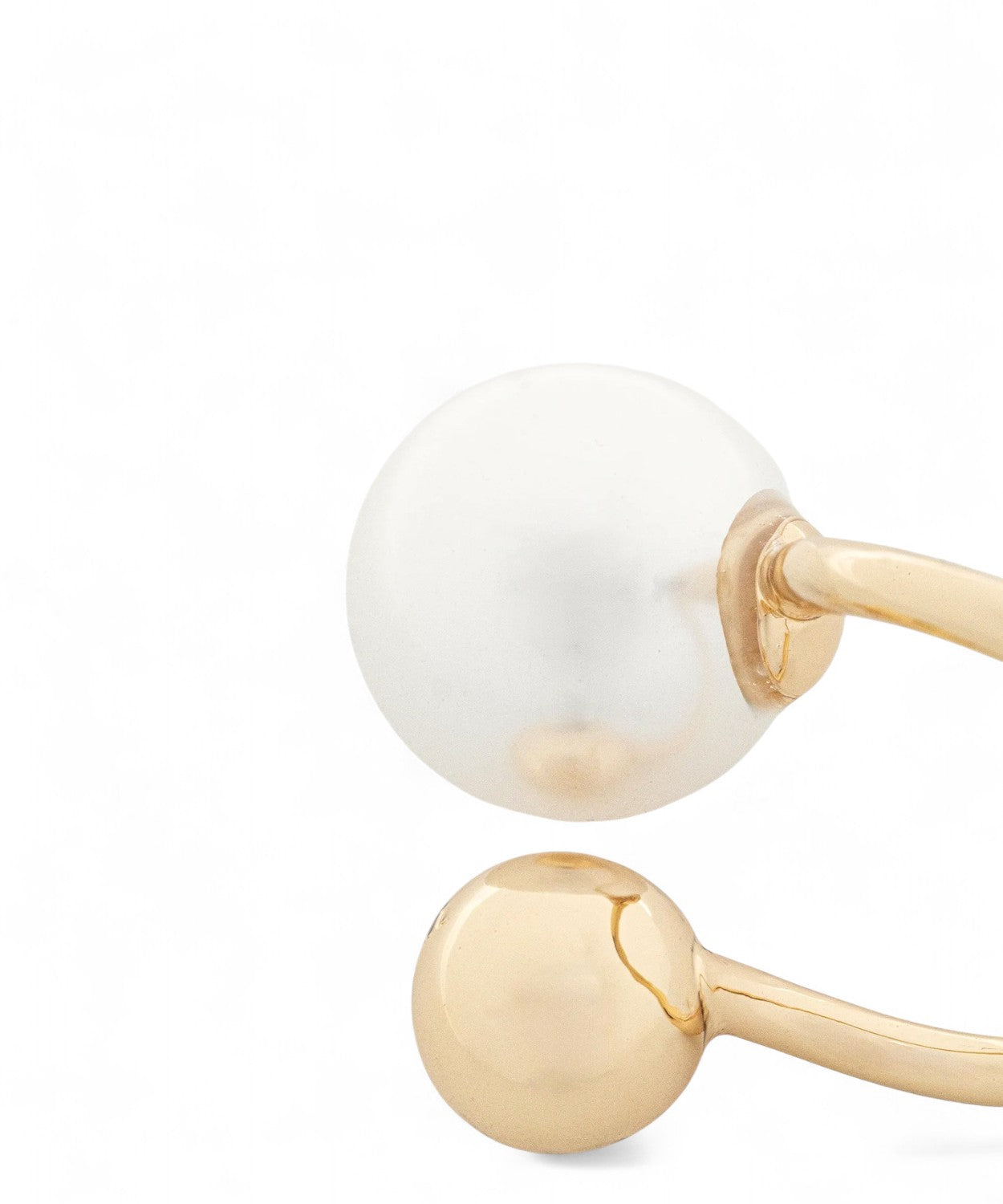 Anello New Gold Twinset con Perla e Dettagli in Vetro-Twinset-ANELLI-Vittorio Citro Boutique