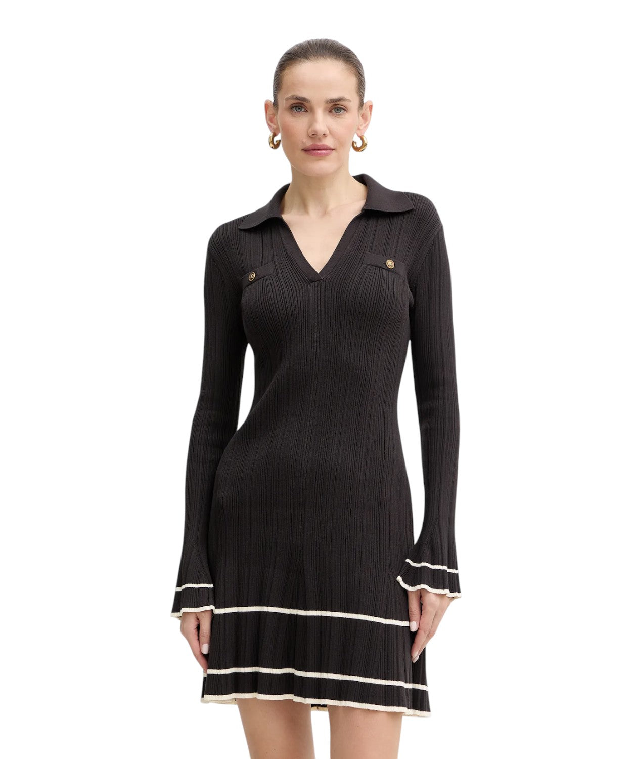 Vestito Maglia Elasticizzata a Campana Twinset