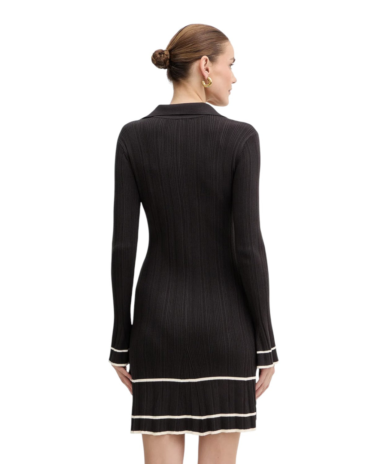 Twinset Flared Knit Dress - Stretch Knit Dress Vittorio Citro Twinset Flared Knit Dress - Stretch Knit Dress Vittorio Citro