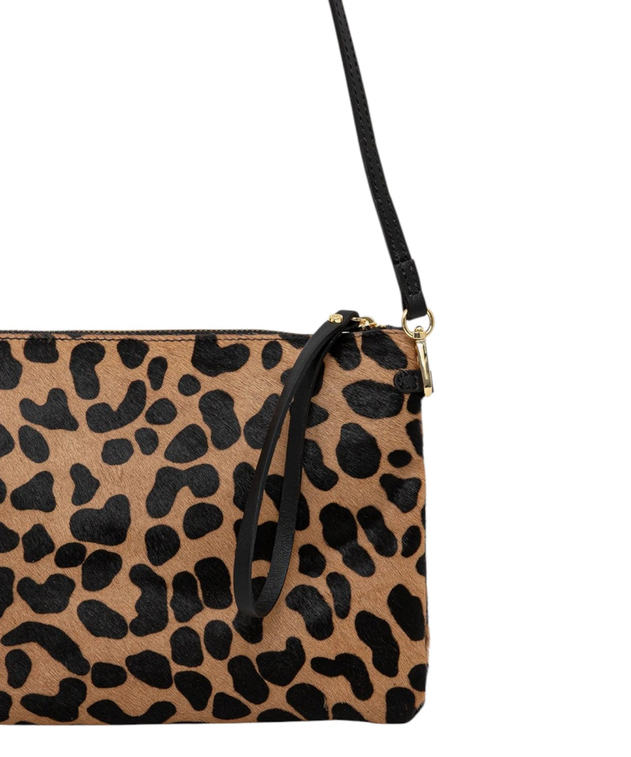 Gianni Chiarini Clutch Hermy in Pelle Effetto Cavallino con Tracolla