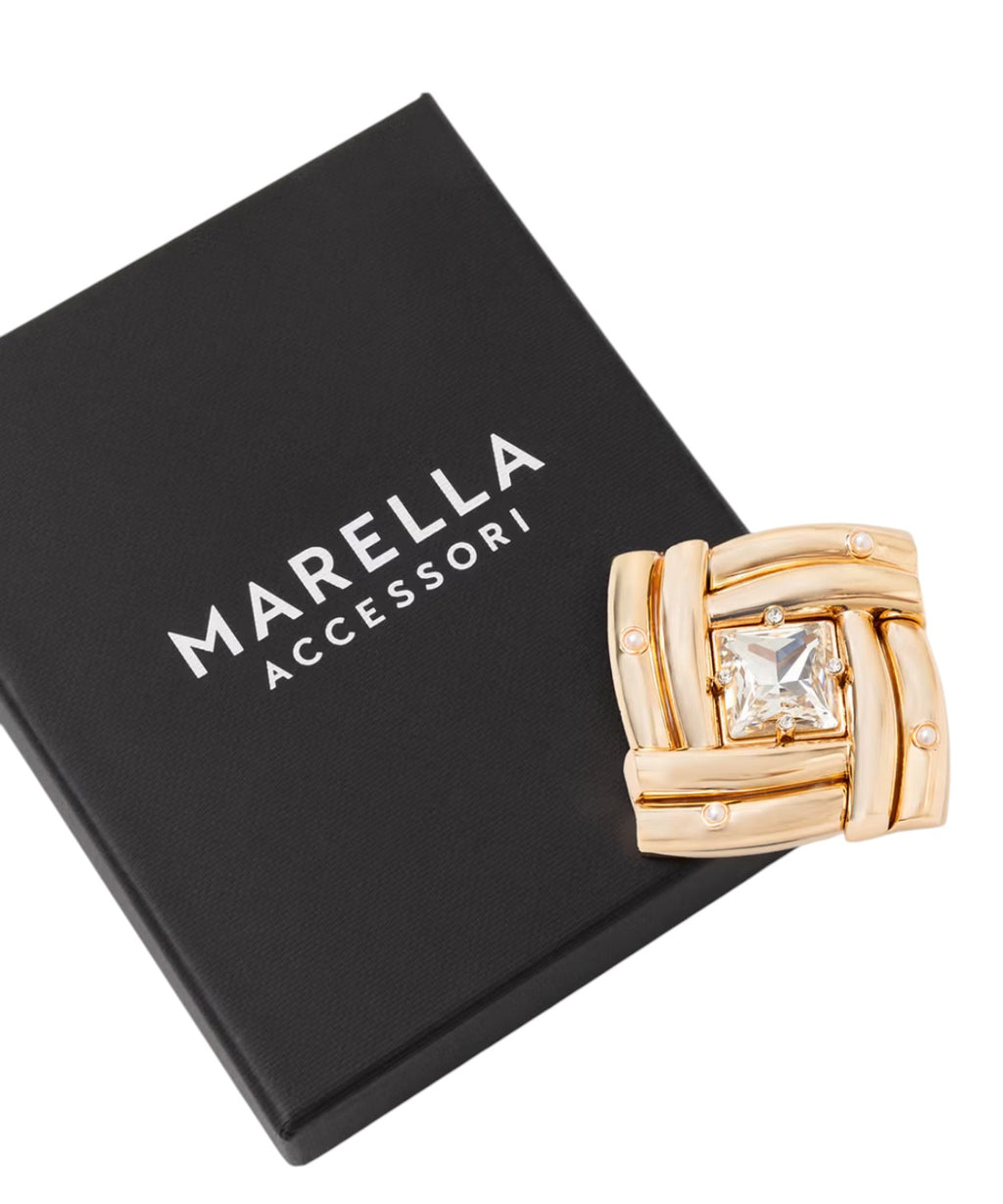 Damenbrosche Marella MLLSCENA aus Metall
