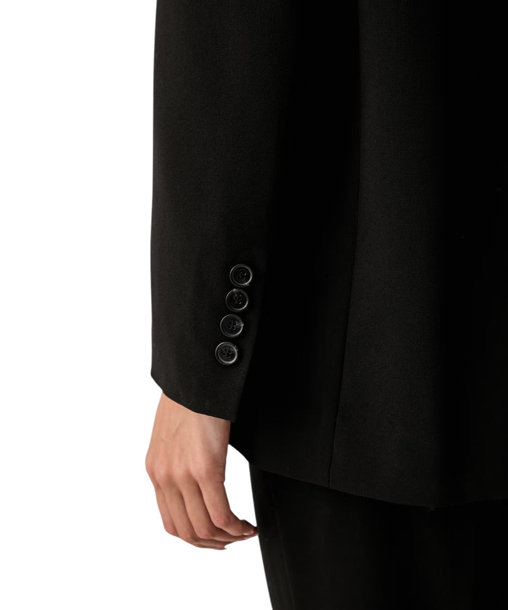 Damesjasje Twinset met dubbele rij knopen en viscose