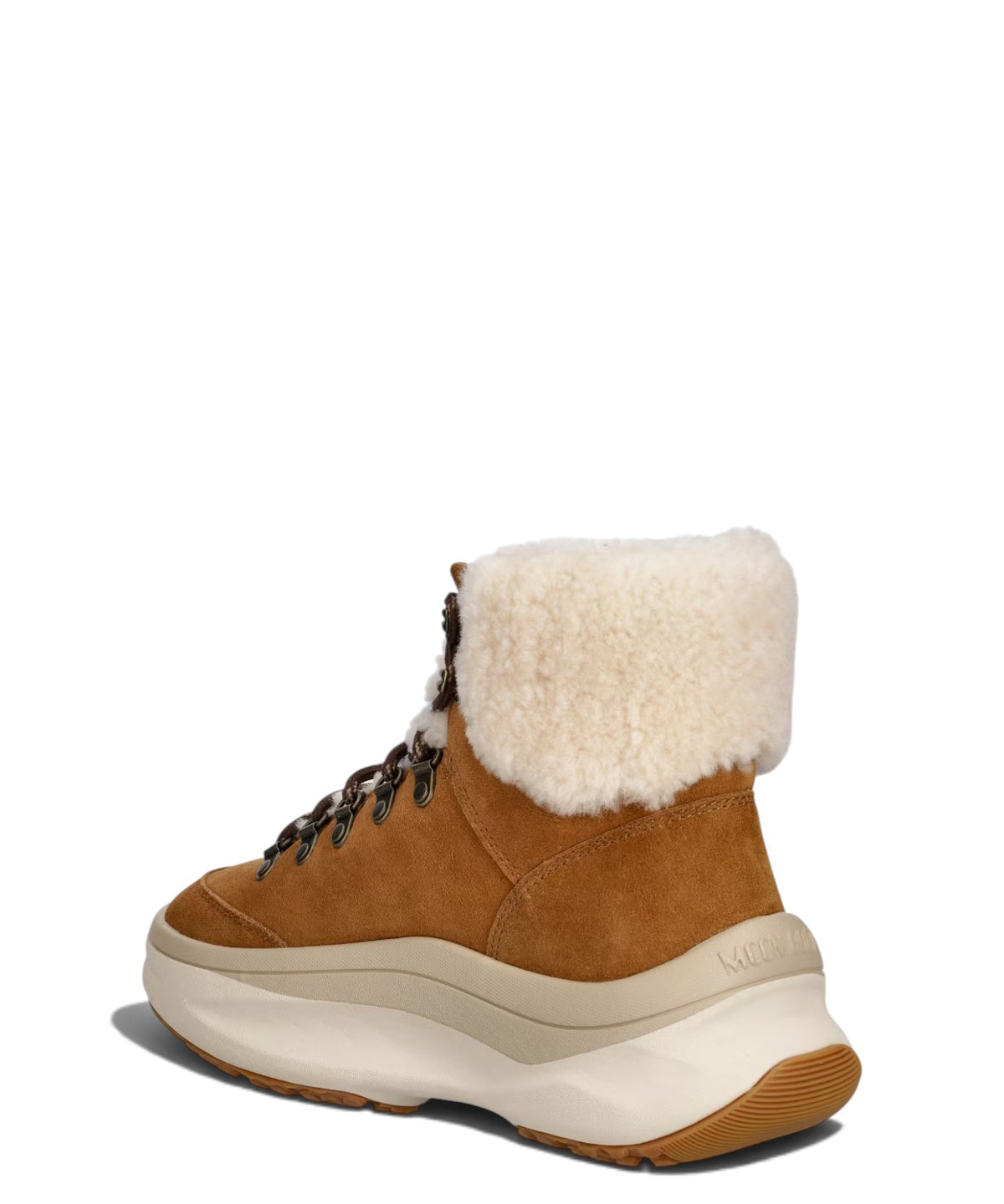 City Shearling Mid Stivali da Neve Donna in Pelle Scamosciata