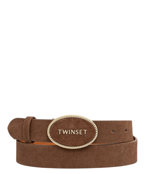 Cintura Donna in Pelle Scamosciata Twinset Elegante