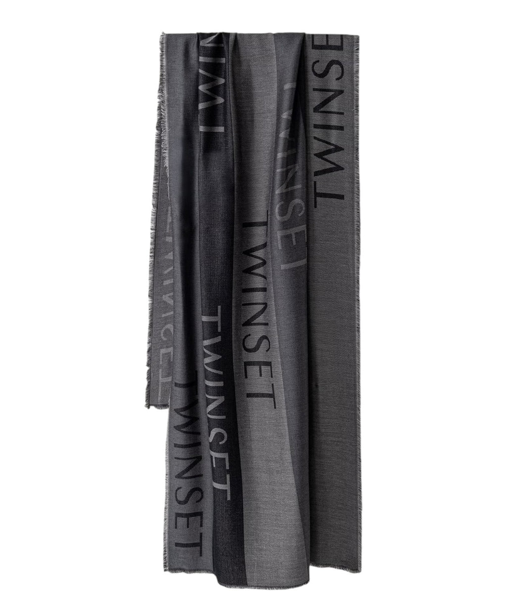 Scialle Twinset Donna in Viscosa con Logo