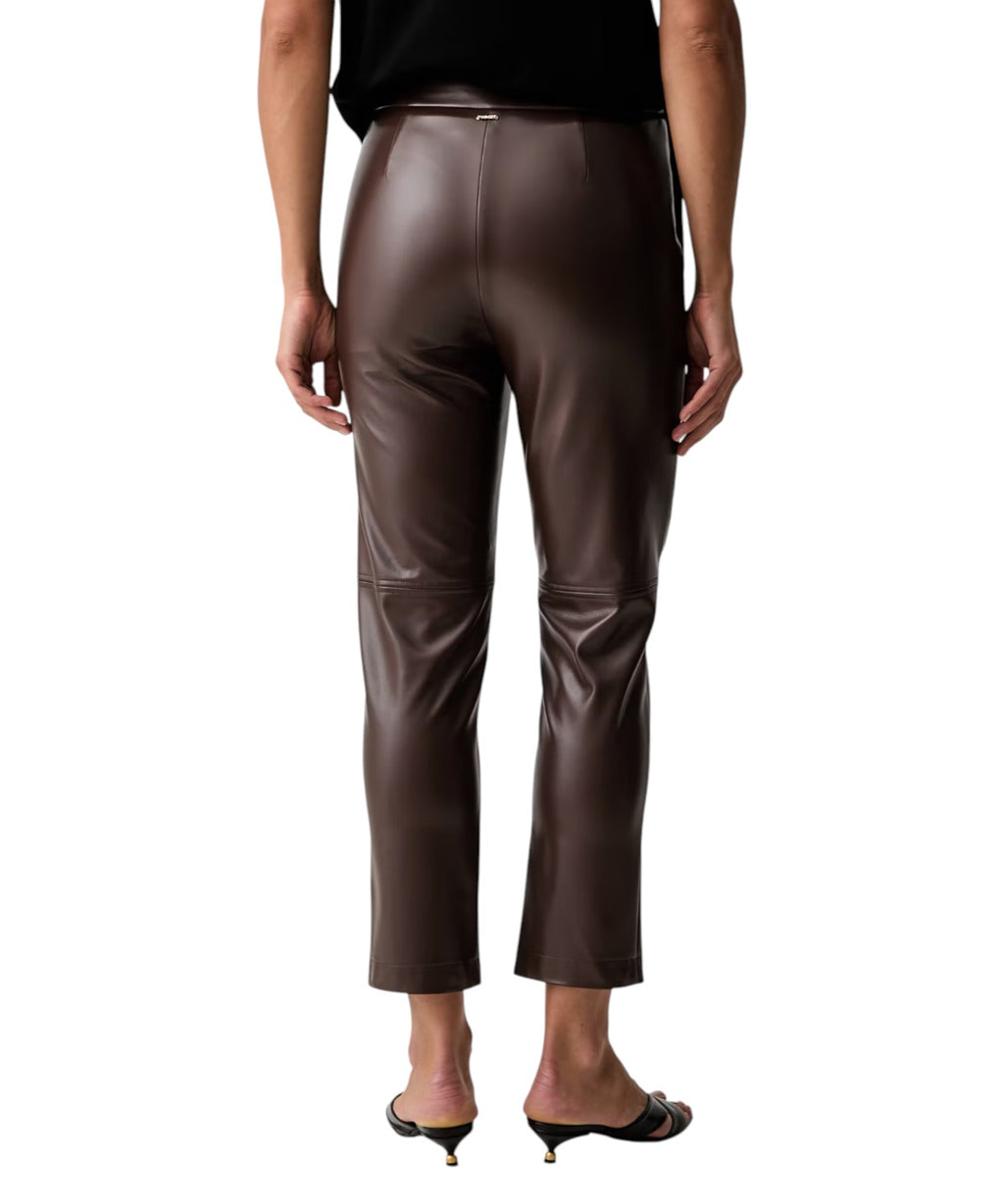 Twinset Damen-Hosen aus Kunstleder mit hoher Taille