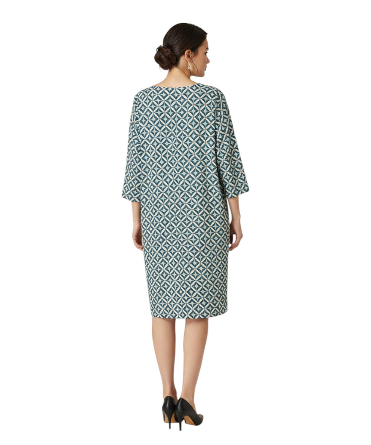 Abito Max Mara Beachwear con fantasia jacquard