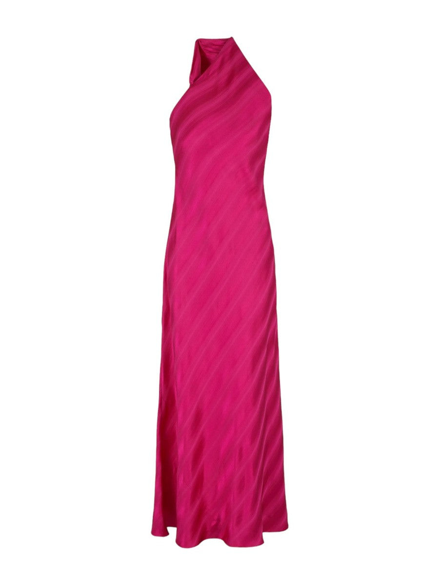 Abito lungo monospalla in viscosa jacquard-Emporio Armani-Abiti-Vittorio Citro Boutique