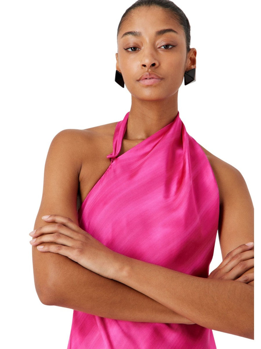 Abito lungo monospalla in viscosa jacquard-Emporio Armani-Abiti-Vittorio Citro Boutique