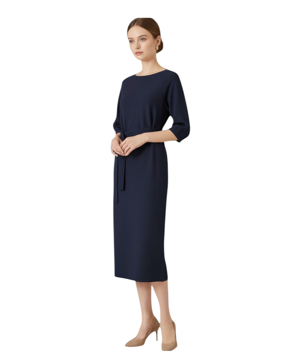 Abito lungo donna Max Mara in jersey con cintura