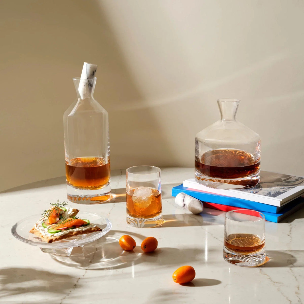 Bottiglia da whisky Alba bassa