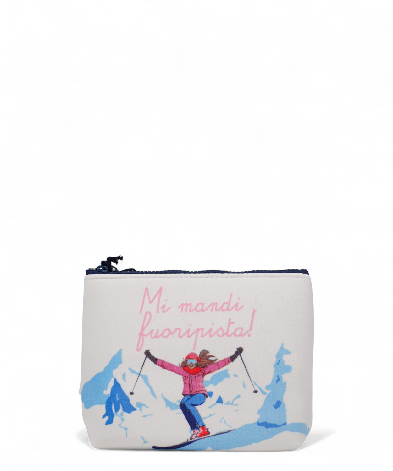 Pochette Aline con stampa e zip-Mc2 Saint Barth-Pochette-Vittorio Citro Boutique