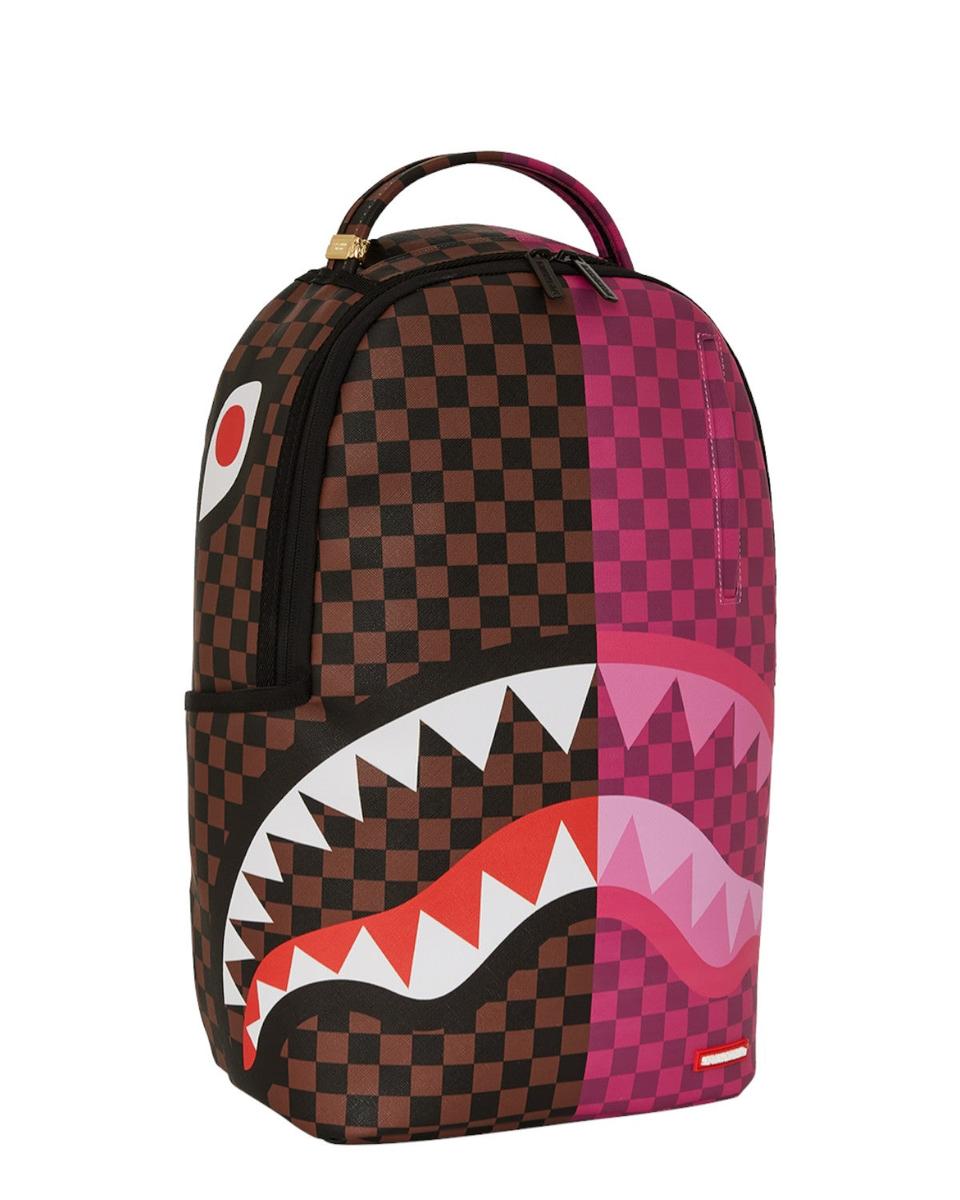 Split Sip Pink Check DLXSV-Sprayground-Zaini-Vittorio Citro Boutique