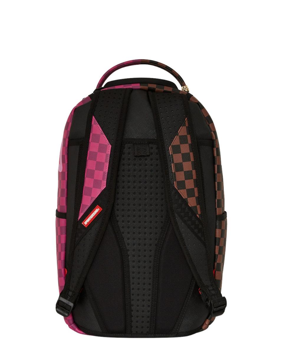 Split Sip Pink Check DLXSV-Sprayground-Zaini-Vittorio Citro Boutique