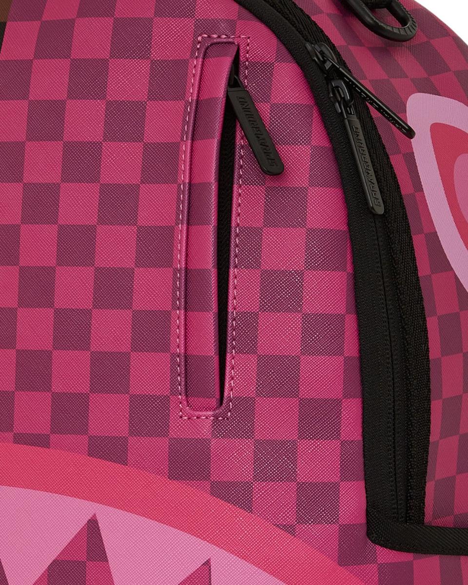 Split Sip Pink Check DLXSV-Sprayground-Zaini-Vittorio Citro Boutique