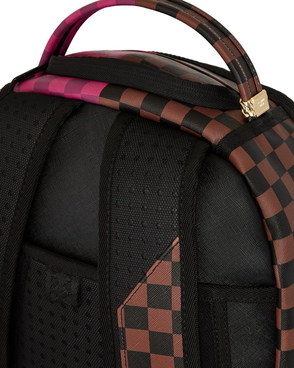 Split Sip Pink Check DLXSV-Sprayground-Zaini-Vittorio Citro Boutique