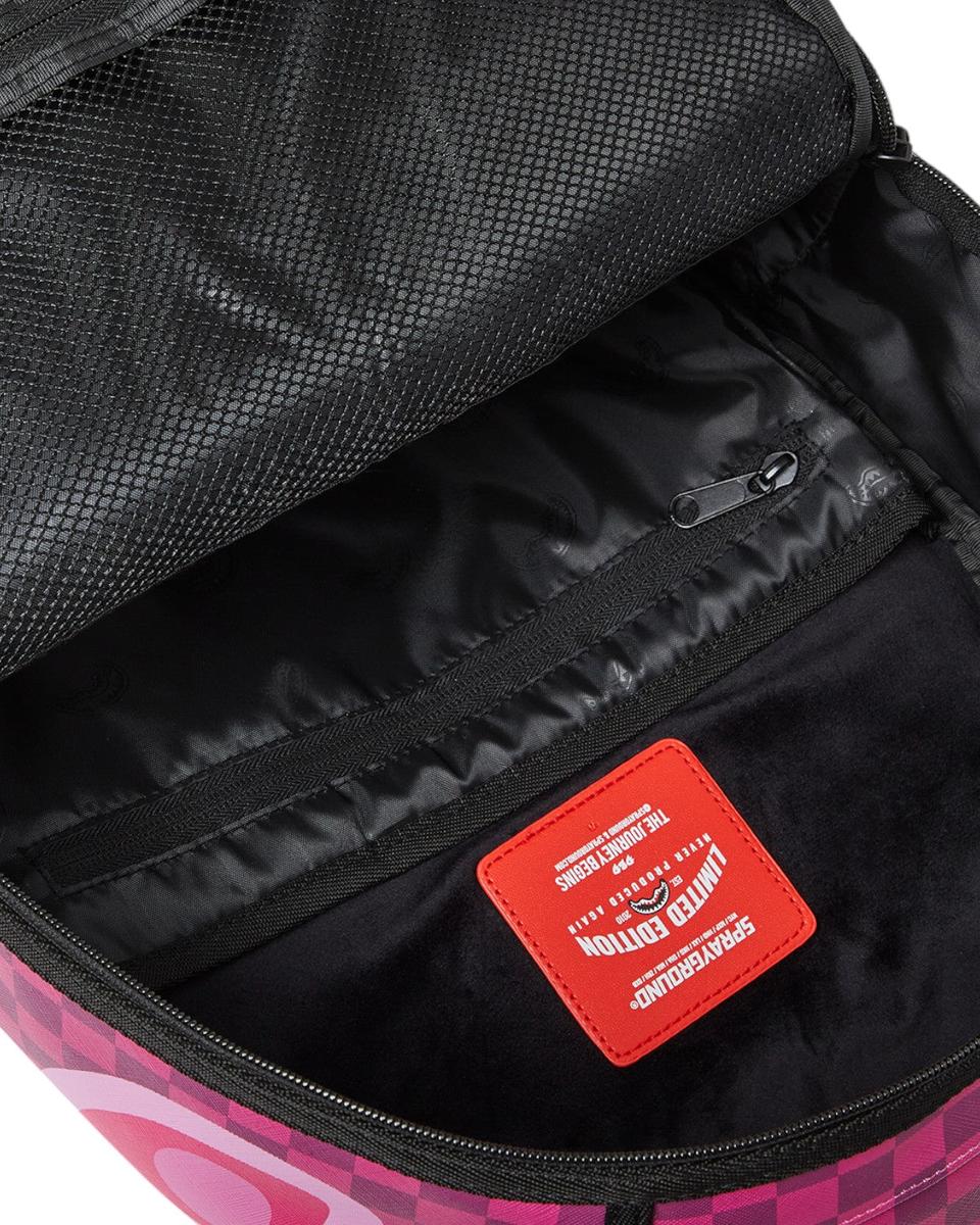 Split Sip Pink Check DLXSV-Sprayground-Zaini-Vittorio Citro Boutique