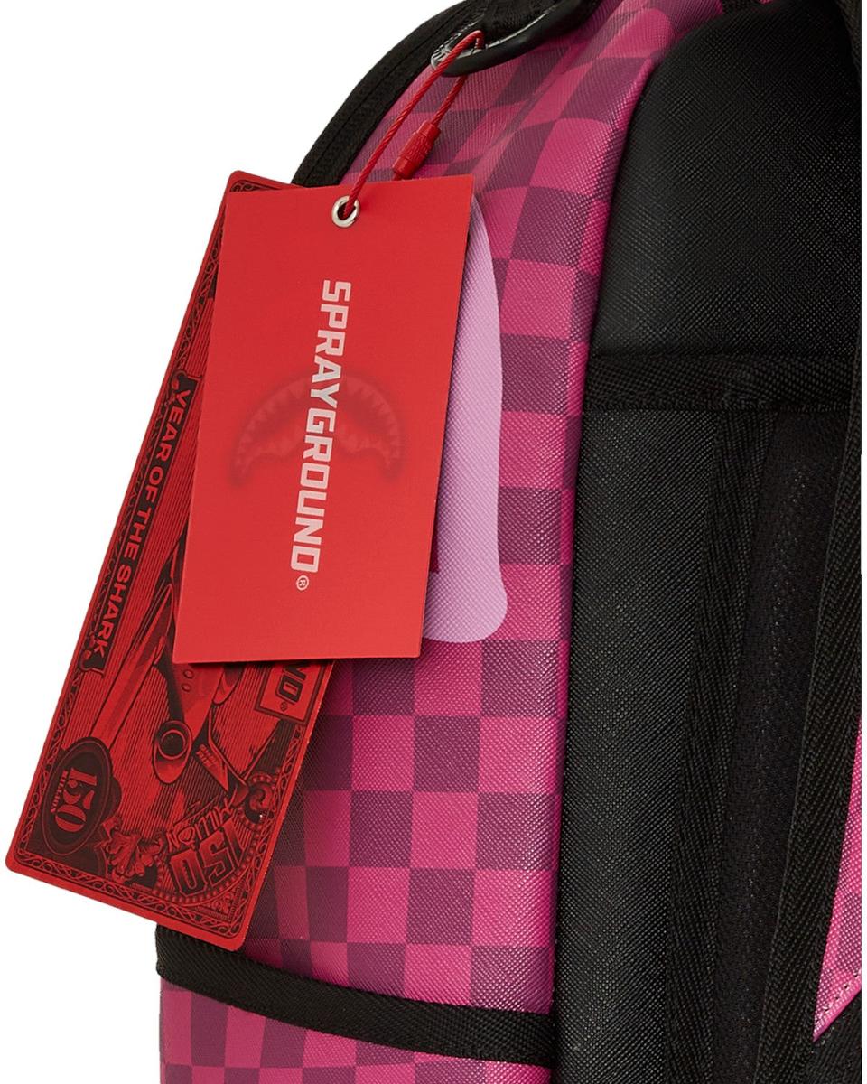Split Sip Pink Check DLXSV-Sprayground-Zaini-Vittorio Citro Boutique