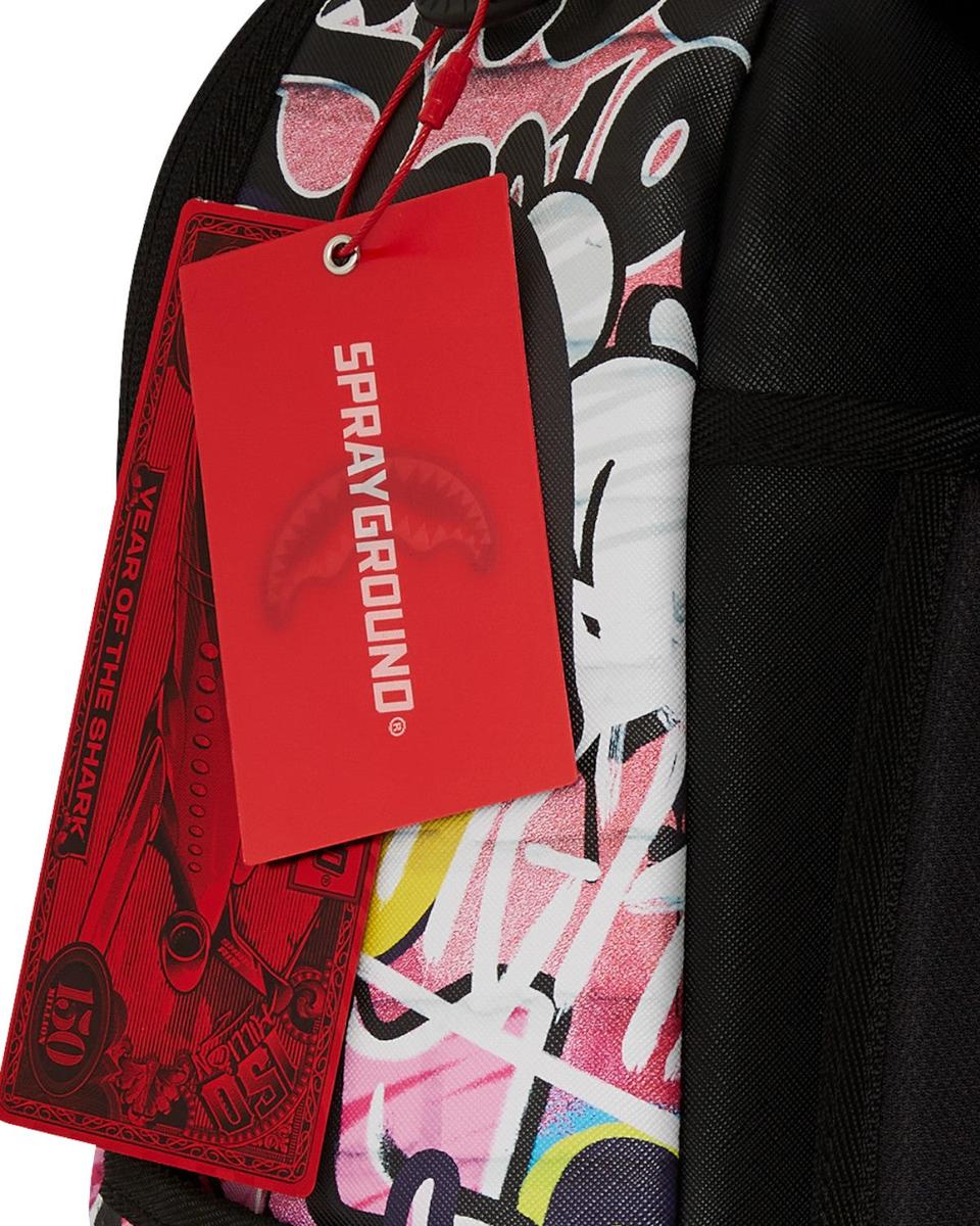 Pink Panther Painting Over Graffiti DLXR-Sprayground-Zaini-Vittorio Citro Boutique