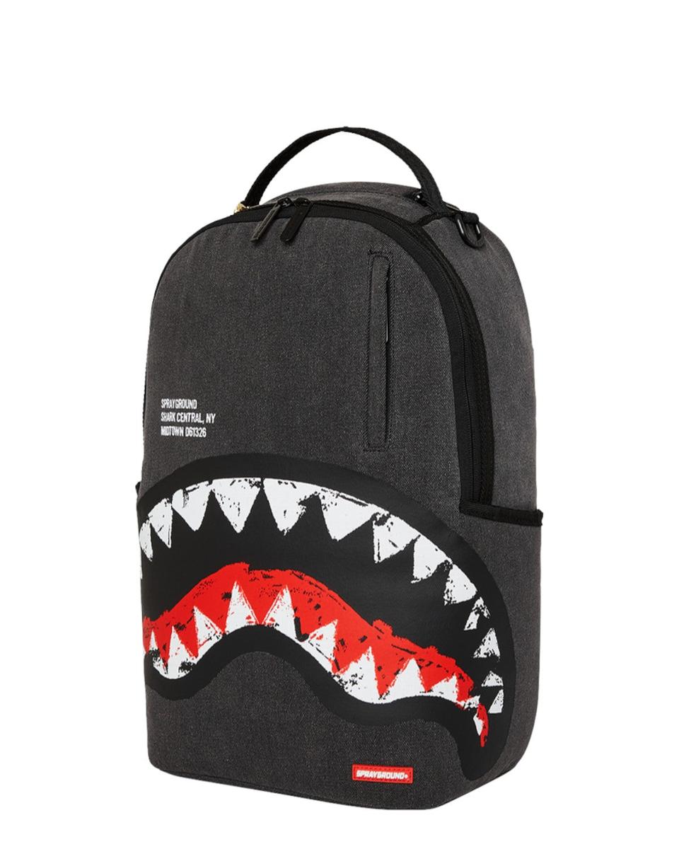 Shark Central Painted DLXS-Sprayground-Zaini-Vittorio Citro Boutique