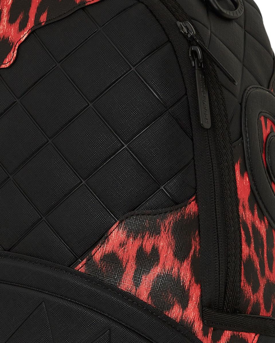 Red Leopard Puffer DLX-Sprayground-Zaini-Vittorio Citro Boutique