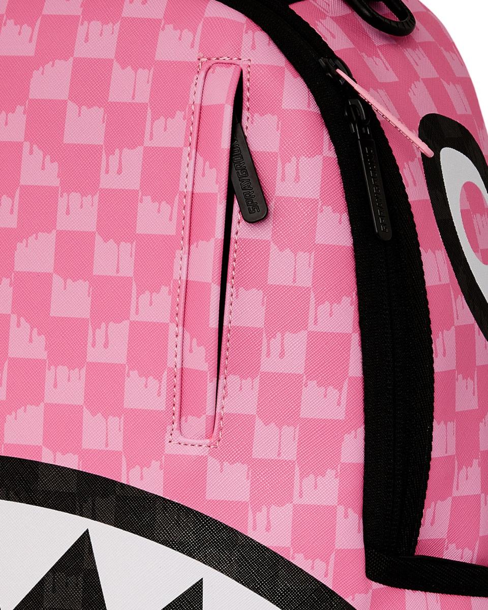 Pink and Black Drip Check-Sprayground-Zaini-Vittorio Citro Boutique