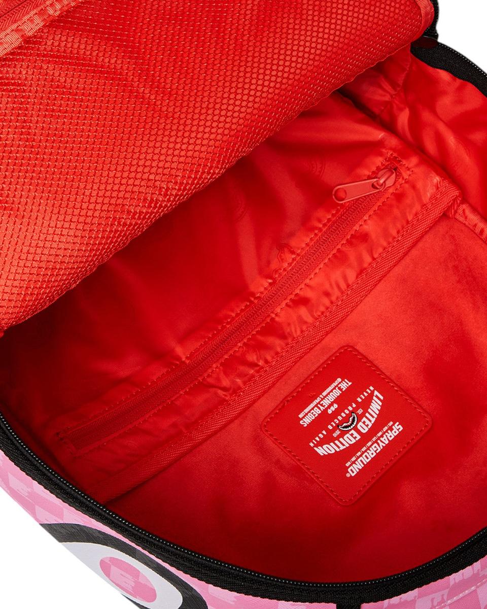 Pink and Black Drip Check-Sprayground-Zaini-Vittorio Citro Boutique