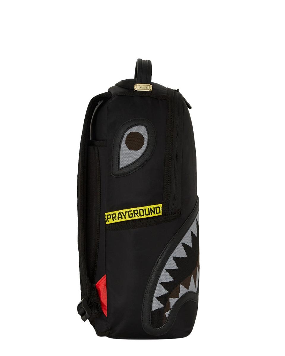 Shark Central Yellow Tape DLX Satin-Sprayground-Zaini-Vittorio Citro Boutique