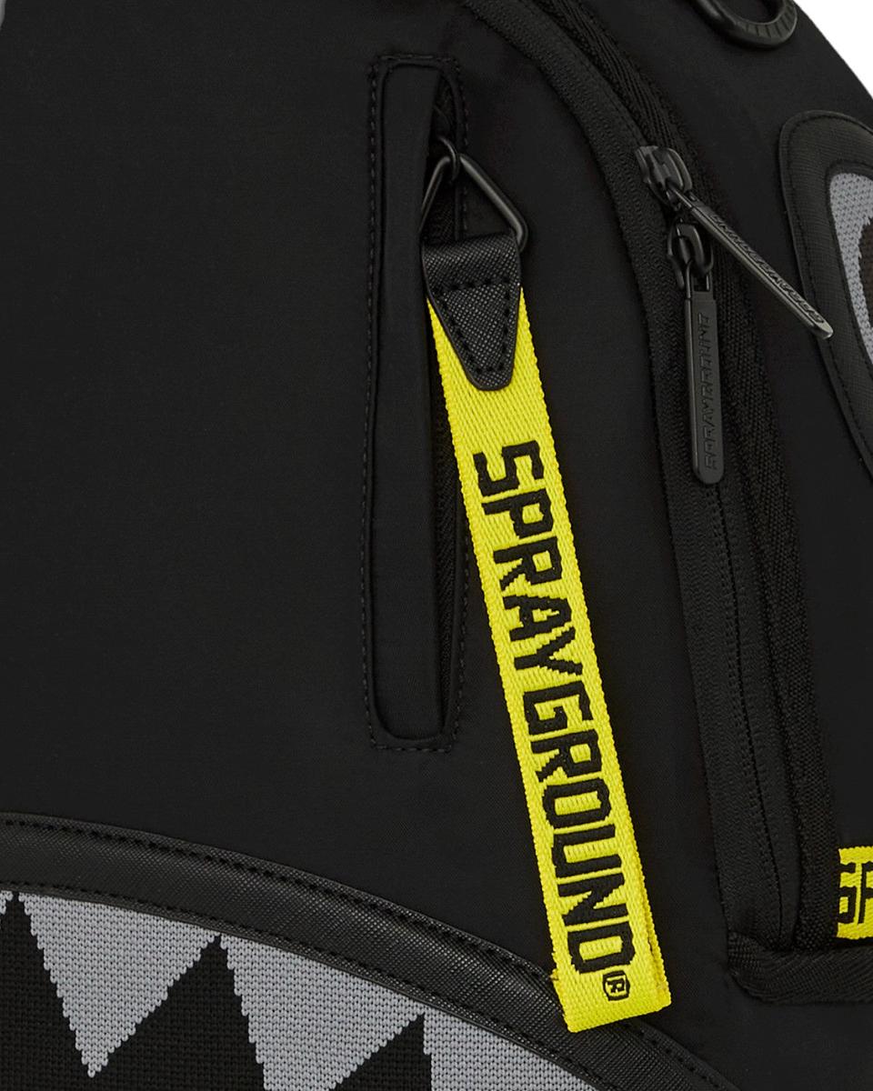 Shark Central Yellow Tape DLX Satin-Sprayground-Zaini-Vittorio Citro Boutique