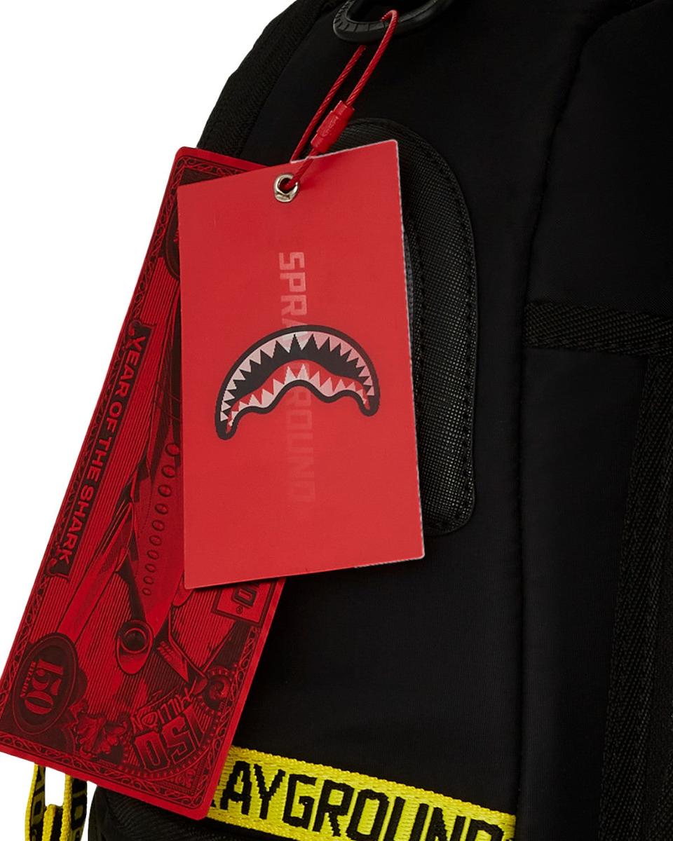 Shark Central Yellow Tape DLX Satin-Sprayground-Zaini-Vittorio Citro Boutique