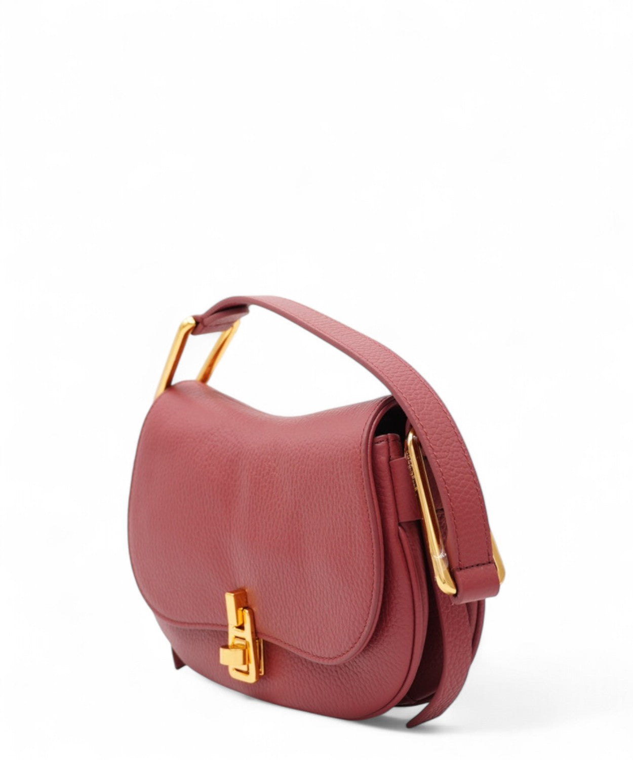 Borsa a spalla in pelle martellata-Coccinelle-Borse a spalla-Vittorio Citro Boutique