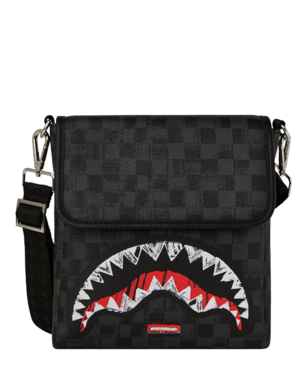 Sprayground Scribble Shark Messenger Bag