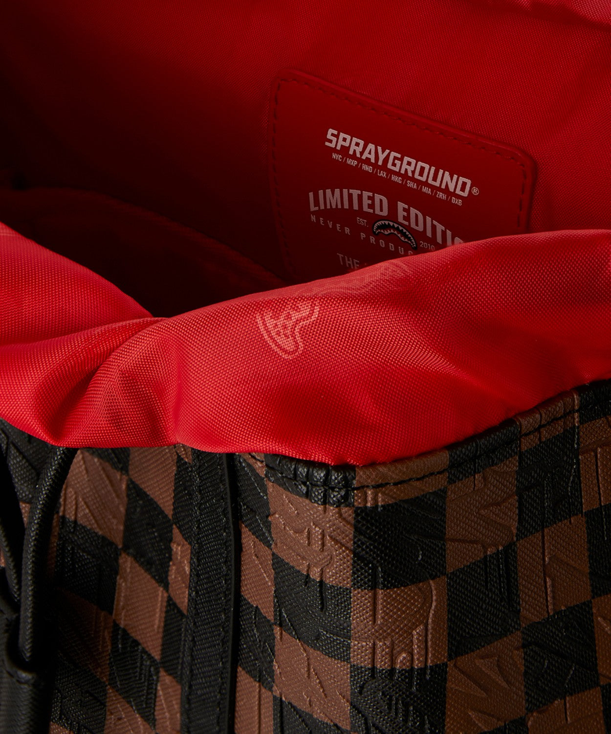 Sprayground Check 2 Emboss Monte Carlo