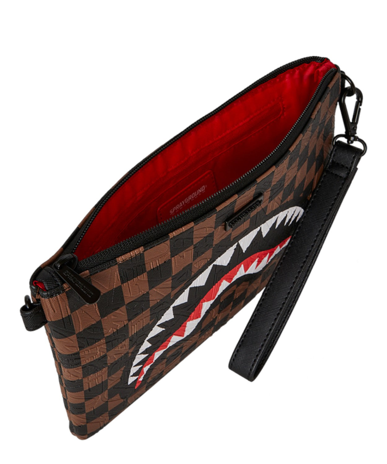 Sprayground Check 2 Emboss Crossover Clutch