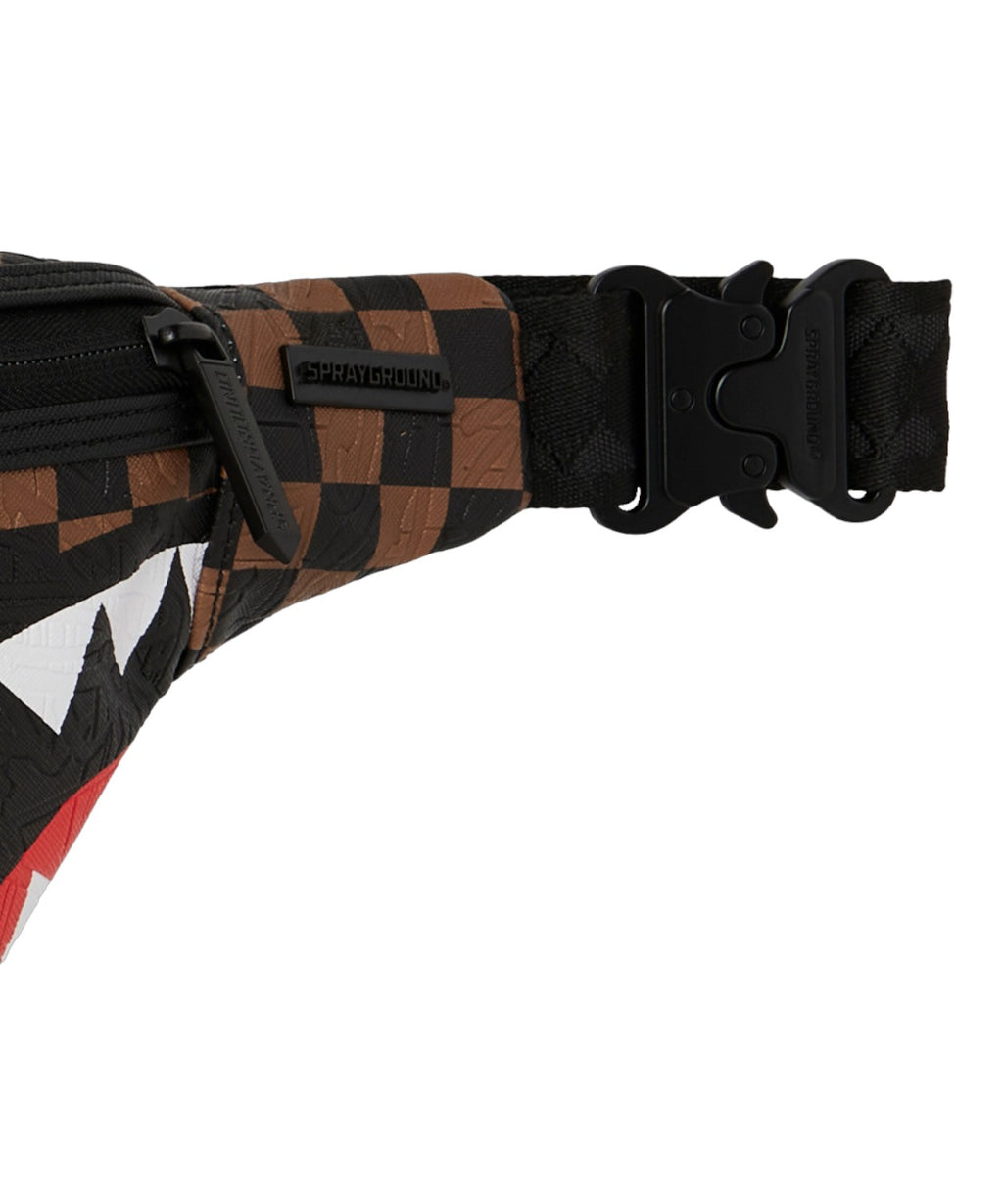 Sprayground Check 2 Emboss Savvy Bandolera