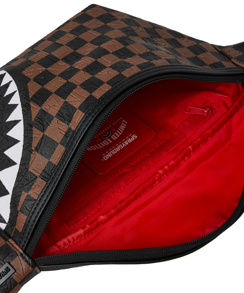 Sprayground Check 2 Emboss Savvy Bandolera