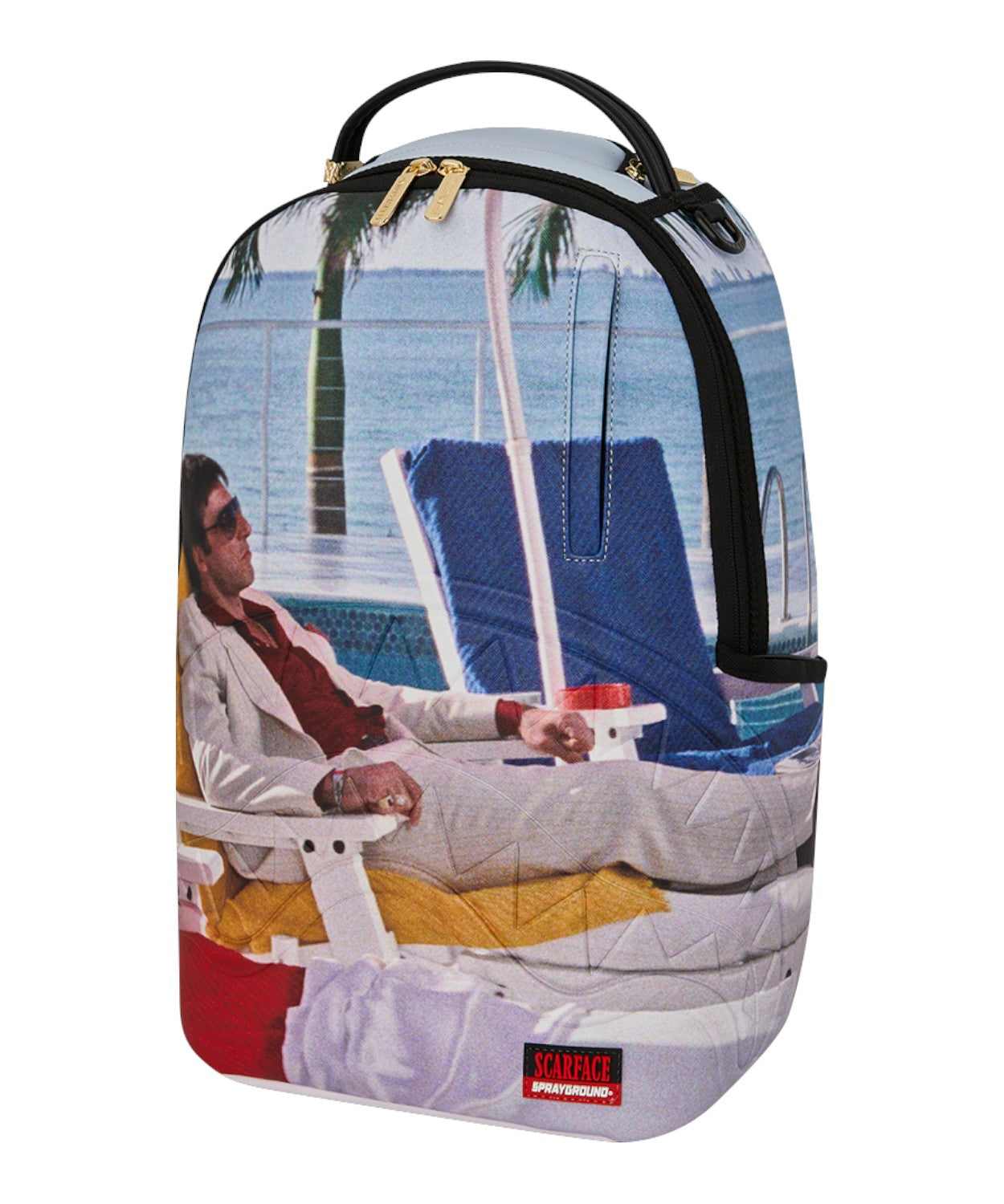 Sprayground Scarface Tony Montana Chillin Backpack